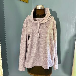 BASS Cowl Neck Fleece Pullover